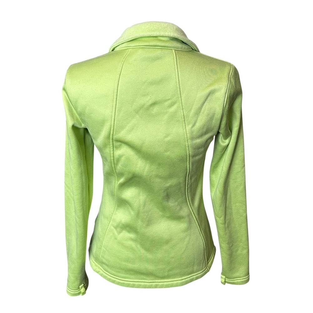 The North Face Jacket Women's‎ Small Lime Green Highanddry Fleece Liner Full Zip - Picture 3 of 13